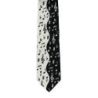 Polyester Tie: Notes - Black And White