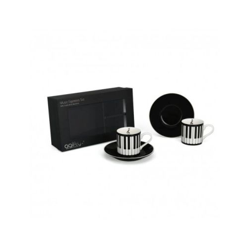 Espresso cup with saucer:...