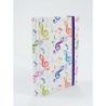 Notebook g-clef colourful A6