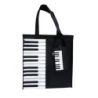 Canvas Tote Bag With Keyboard/Piano Design