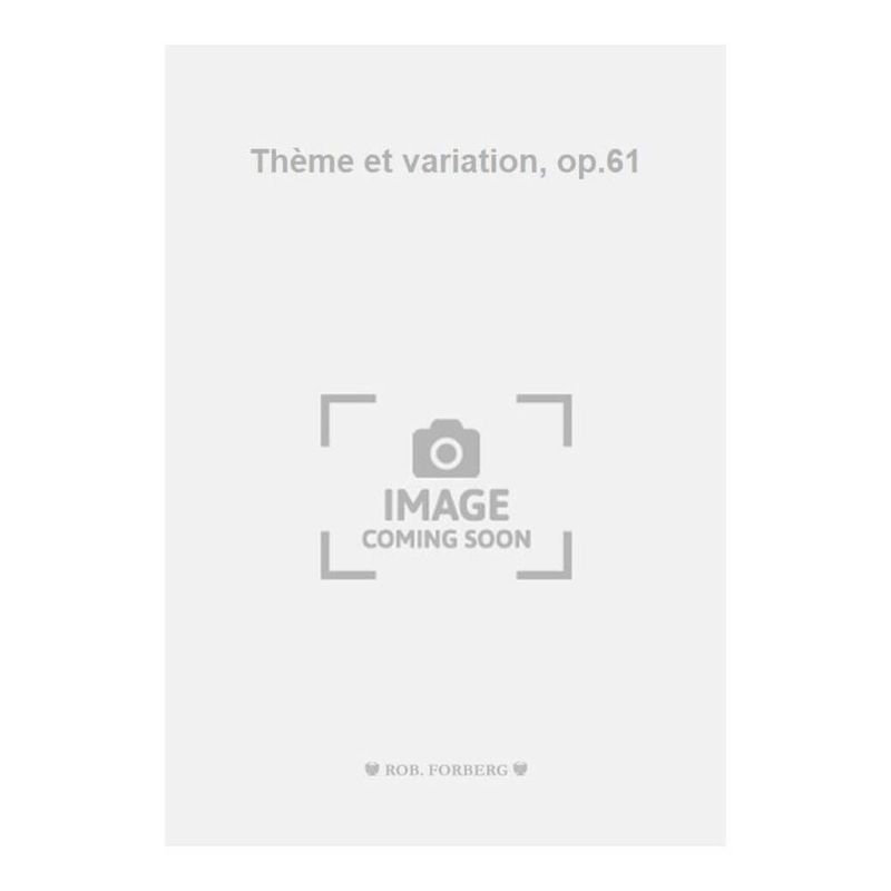Antonovich Cui, Cesar - Theme et variation