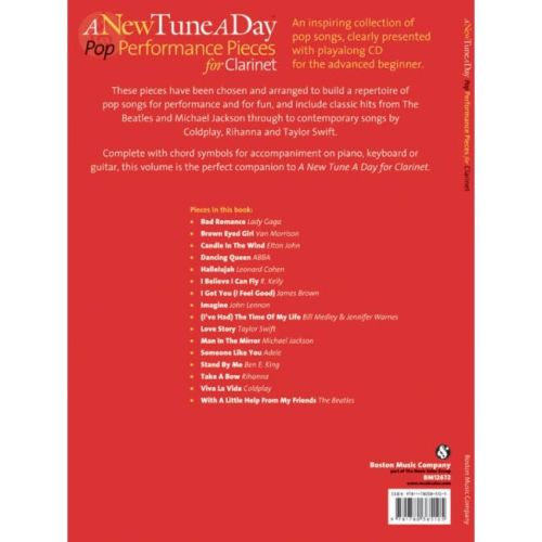 Farncombe, Tom - A New Tune A Day: Pop Performance Pieces- Clarinet