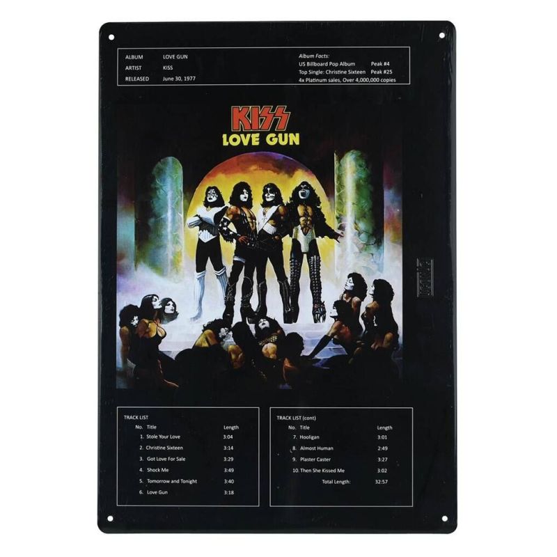 Kiss: Love Gun - Tin Sign