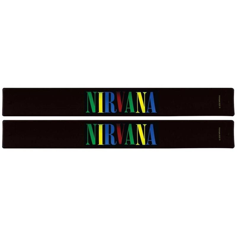 Nirvana Slap Band 2-Pack - Multi Color Logo