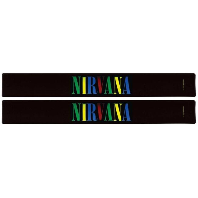 Nirvana Slap Band 2-Pack - Multi Color Logo