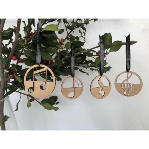 Wooden music pendants