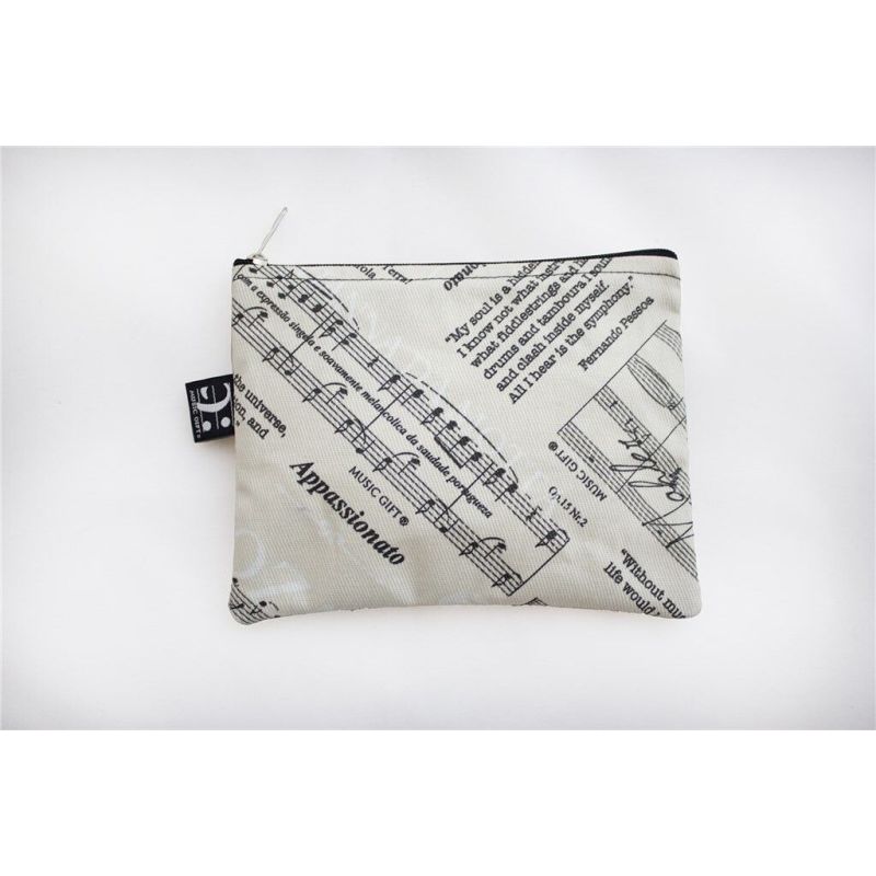 Music Gift Portugal Music Zipper Pouch Small