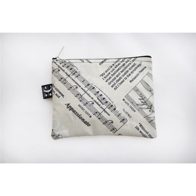 Music Gift Portugal Music Zipper Pouch Small