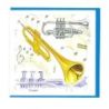 Notelets Pack Of Five - Trumpet Design