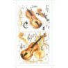 Notelets Pack Of 5 Violin Design