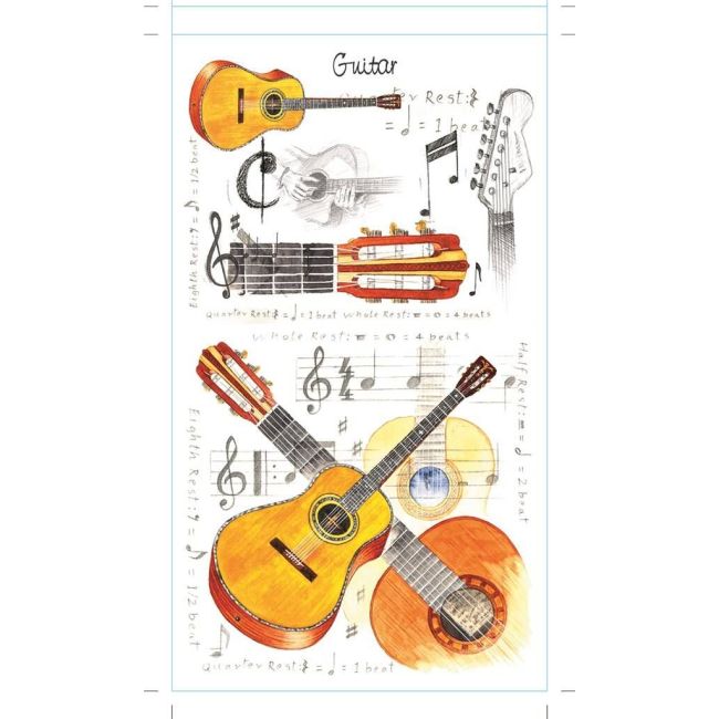 Little Snoring Pocket Notepad: Guitar