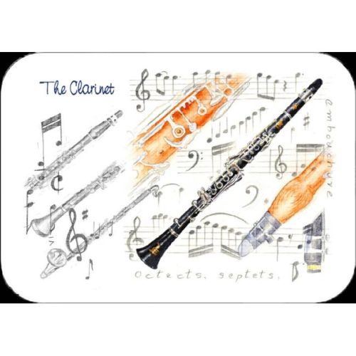 Clarinet Placemat - Pack Of 4