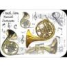 French Horn Placemat - Pack Of 4