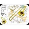 Trombone Placemat - Pack Of 4