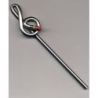 Bentcil Treble Clef Silver Single Pencil