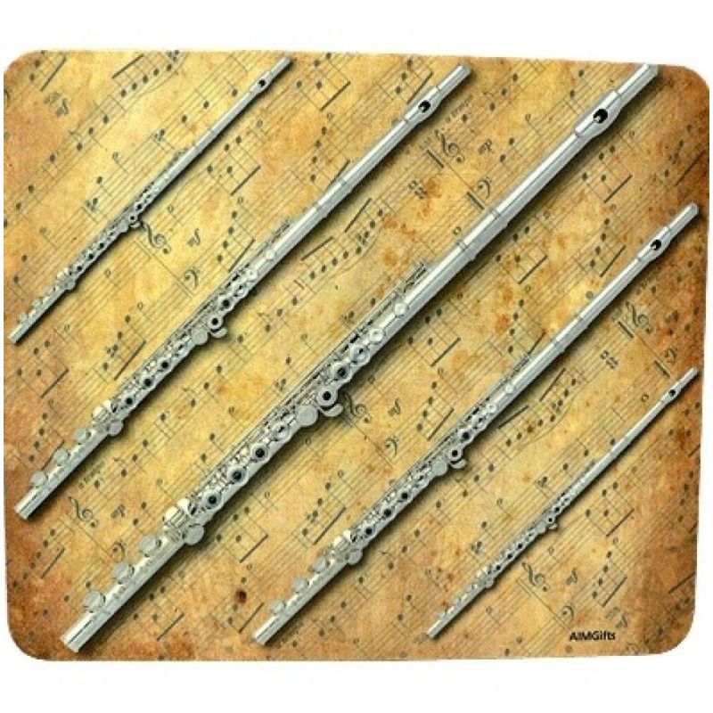 Mouse Mat Flutes Design
