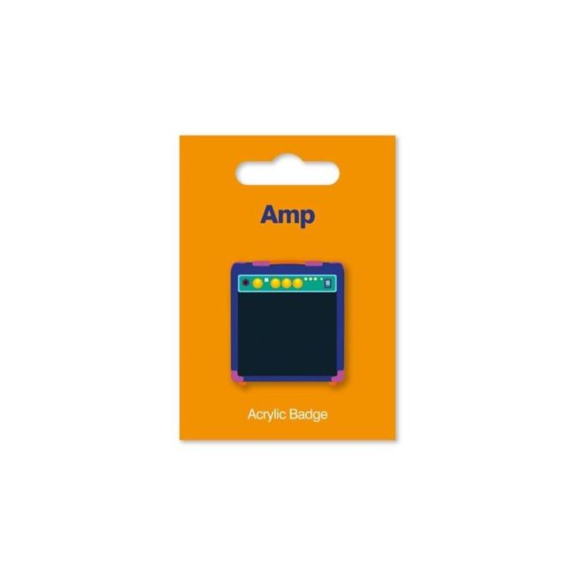 Acrylic Badge - Amp