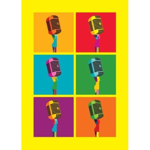 Pop Art Microphone