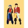 Pop Art New Romantic Greetings Card