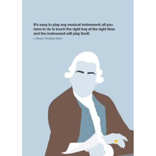 J S Bach Portrait Greetings...