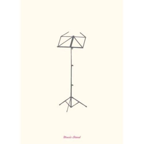 Music Stand - Greetings Card
