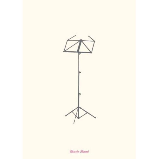 Music Stand - Greetings Card