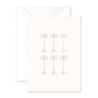 Vintage Music Stand Greetings Card