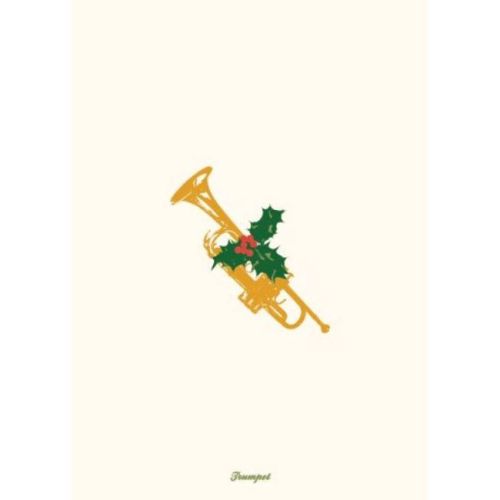 Vintage Xmas Trumpet -...
