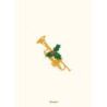 Vintage Xmas Trumpet - Greeting Card