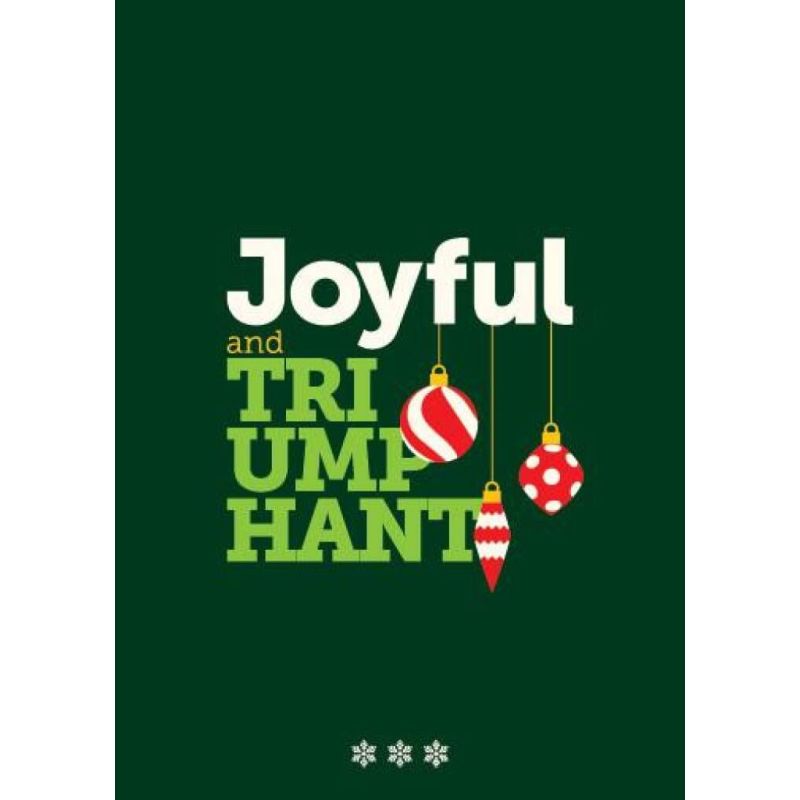 Merry Little Joyful And Triumphant Card