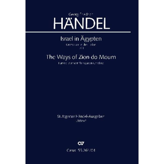 Handel, George Frideric - Israel in Egypt Part 1 (vocal score)