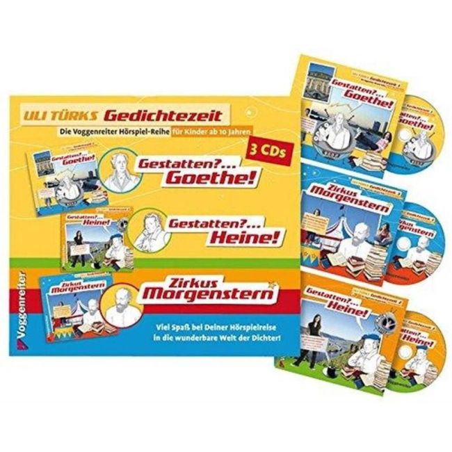 Türk, Ulrich - 3Cd Gedichtezeit 1-3