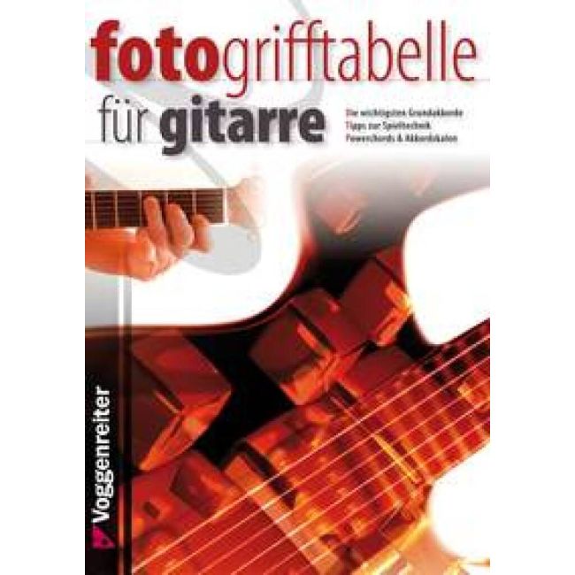 Bessler & Opgenoorth - Fotogrifftabelle für Gitarre
