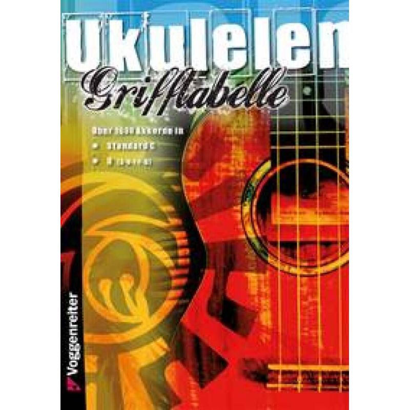 Bessler & Opgenoorth - Ukulelen-Grifftabelle, C- u. D-Stimmung