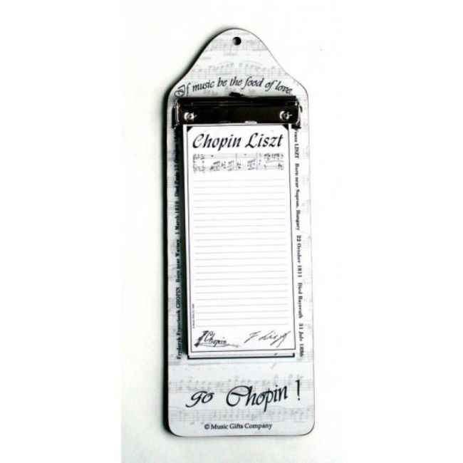 Chopin Liszt Note Board