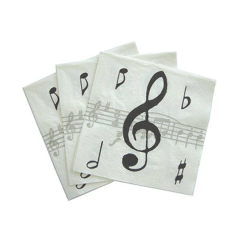 Napkins Music Notes
