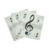 Napkins Music Notes