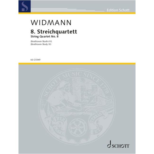 Widmann, Joerg - String Quartet No. 8