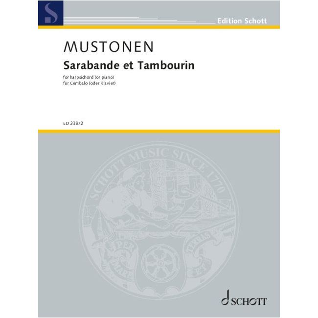 Mustonen, Olli - Sarabande et Tambourin