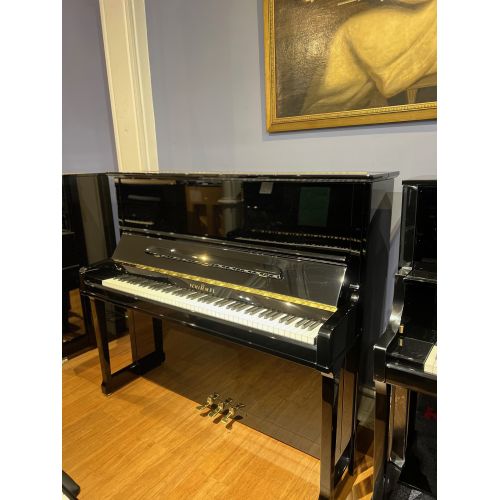 SOLD: Pre-Owned Schimmel K132T Upright Piano in Black Polyester 2018