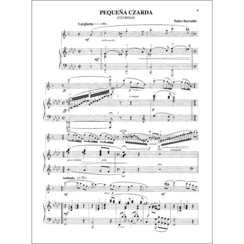 Iturralde, Pedro - Pequena Czarda (alto saxophone & piano)