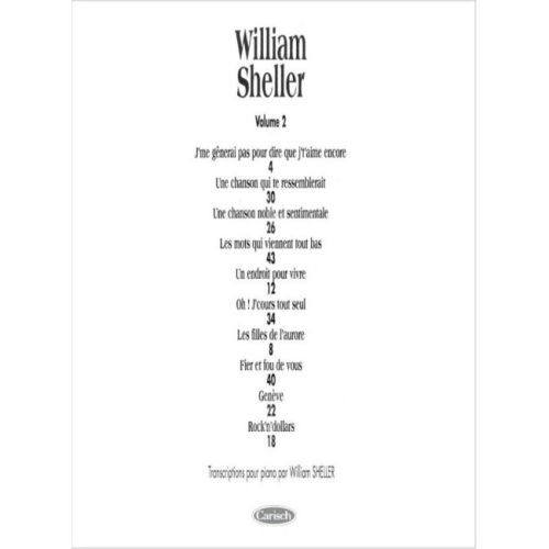 William Sheller: Volume 2 (piano)