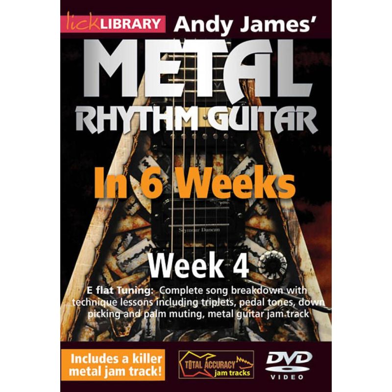 Andy James' Metal Rhythm Guitar in 6 Weeks