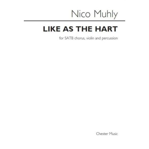 Muhly, Nico - Like As The Hart