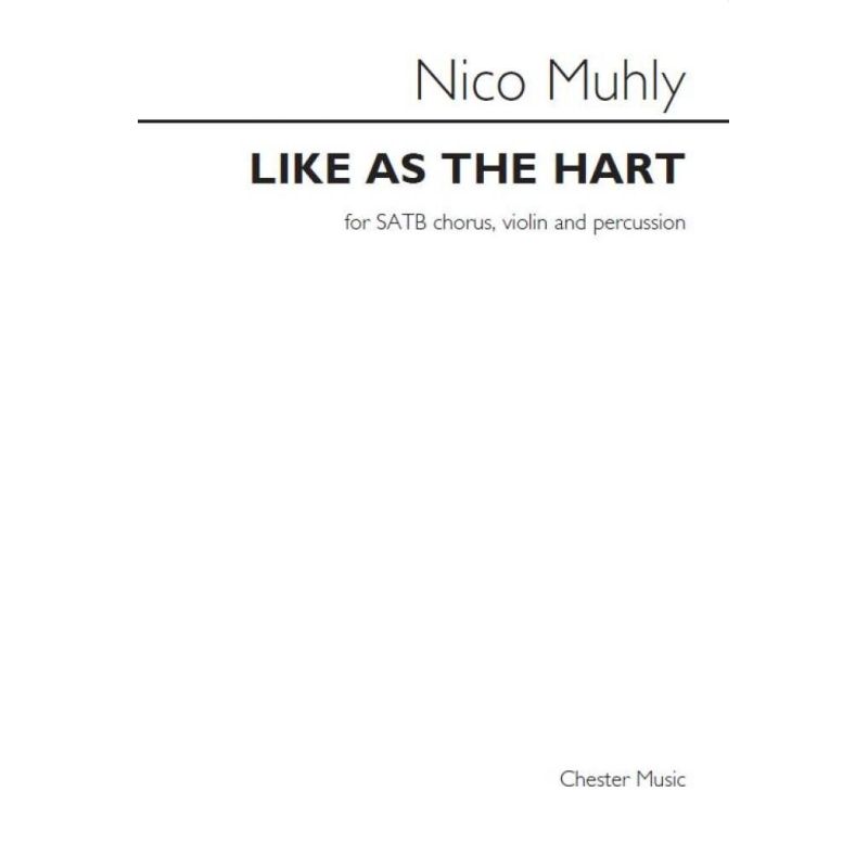Muhly, Nico - Like As The Hart