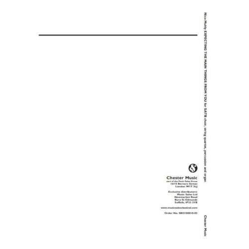 Muhly, Nico - Expecting The Main Things From You