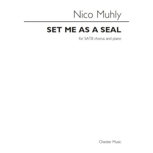 Muhly, Nico - Set Me As A Seal