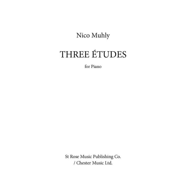 Muhly, Nico - Three Études