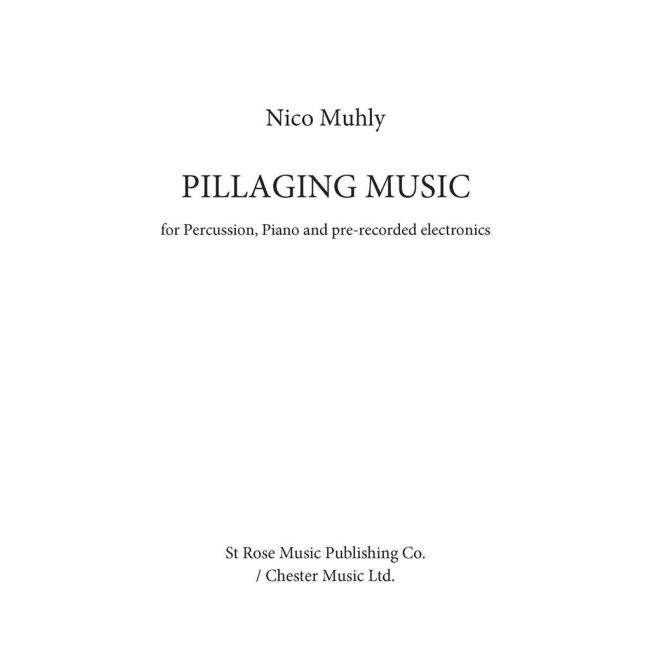 Muhly, Nico - Pillaging Music