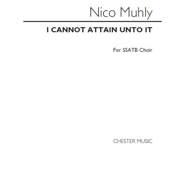 Muhly, Nico - I Cannot Attain Unto It